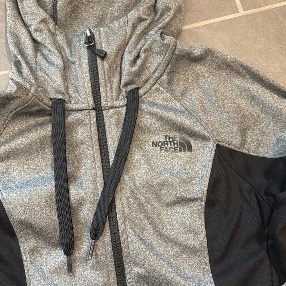 The North Face Gray and Black Hoodie - Picture 2 of 4